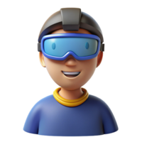 wonderful sought-after Metaverse virtual reality avatar NO BACKGROUND with Transparent Background. png