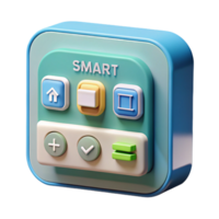 pristine renaissance Smart home automation control panel NO BACKGROUND with Transparent Background. gallery standard png