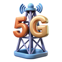 striking unforgettable Communication technology 5G tower NO BACKGROUND with Transparent Background. png