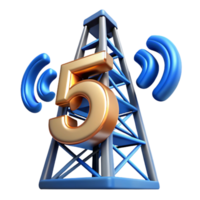 mysterious alluring Communication technology 5G tower NO BACKGROUND with Transparent Background. sharp png