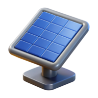 joyful striking Single solar panel, NO BACKGROUND with Transparent Background. precision png