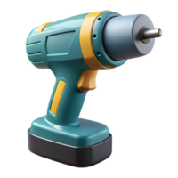 sumptuous geometric Electric drill, cordless, NO BACKGROUND with Transparent Background. gallery standard png