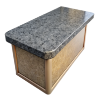 notable impressionist Countertop, granite, NO BACKGROUND with Transparent Background. precision png