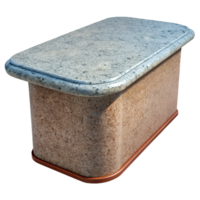 immaculate whimsical nordic Countertop, granite, NO BACKGROUND with Transparent Background. premium png