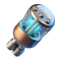 majestic rustic Advanced medical implant with bioluminescent sensors NO BACKGROUND with Transparent Background. gallery standard png