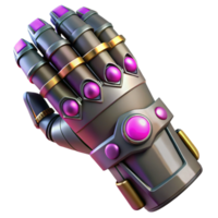 sumptuous romantic classic Cyberpunk gauntlet with retractable blades NO BACKGROUND with Transparent Background. original png