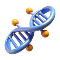 notable tropical Alien DNA strand with glowing nucleotides NO BACKGROUND with Transparent Background. 4K png