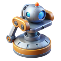 joyful extraordinary Advanced robotic probe with retractable sensors NO BACKGROUND with Transparent Background. high quality png