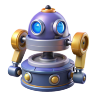 wonderful modern Advanced robotic probe with retractable sensors NO BACKGROUND with Transparent Background. perfect clarity png