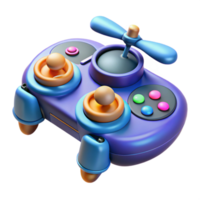 sumptuous standout Futuristic drone controller with joystick and buttons NO BACKGROUND with Transparent Background. png