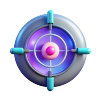 mesmerizing standout Holographic targeting system with crosshairs and markers NO BACKGROUND with Transparent Background. png