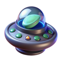 whimsical dazzling Alien translator device with glowing display NO BACKGROUND with Transparent Background. authentic png