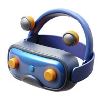 immaculate modern High-tech VR headset with multiple sensors NO BACKGROUND with Transparent Background. masterfully captured png