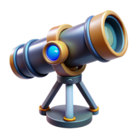 standout minimalist High-tech telescope with advanced sensors NO BACKGROUND with Transparent Background. luxury png