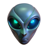 splendid surreal Alien mask with glowing eye slits NO BACKGROUND with Transparent Background. 8K png