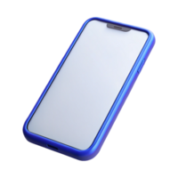 stunning dynamic rustic Mobile phone displaying a blank screen. NO BACKGROUND with Transparent Background. expertly shot png