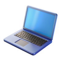 signature renaissance Laptop computer with the screen open. NO BACKGROUND with Transparent Background. studio quality png