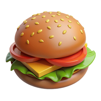 memorable resumen hamburguesa con lechuga y tomate. No antecedentes con transparente antecedentes. agudo png