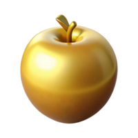 tranquil impressive Golden Apple of Discord. NO BACKGROUND with Transparent Background. crisp png