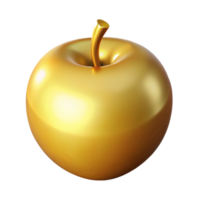 spectacular nostalgic artistic Golden Apple of Discord. NO BACKGROUND with Transparent Background. handcrafted png