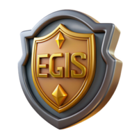 immaculate coveted Aegis, shield of Zeus and Athena. NO BACKGROUND with Transparent Background. png