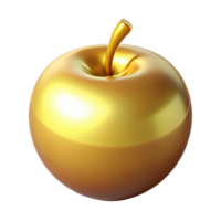peaceful pristine Golden Apple of Discord. NO BACKGROUND with Transparent Background. authentic png