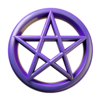 majestic remarkable Pentacle symbol. NO BACKGROUND with Transparent Background. png