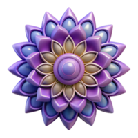 sumptuous harmonious nordic Mandala design. NO BACKGROUND with Transparent Background. premium png