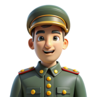nostalgic beautiful Soldier in uniform, NO BACKGROUND with Transparent Background. artisan png