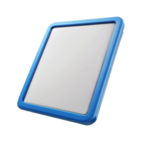 memorable victorian Tablet with blank screen, NO BACKGROUND with Transparent Background. 4K png