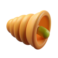 joyful magnificent Cornucopia, horn of plenty. NO BACKGROUND with Transparent Background. luxury png