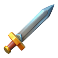 serene traditional Stygian Iron Sword, from Greek mythology. NO BACKGROUND with Transparent Background. gallery standard png