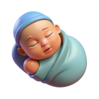 striking nostalgic minimalist Sleeping newborn, peaceful, NO BACKGROUND with Transparent Background. gallery standard png
