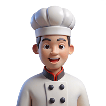 espetacular inigualável chefe de cozinha, vestindo branco uniforme, não fundo com transparente fundo. png