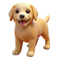 spectacular nordic A playful golden retriever puppy, NO BACKGROUND with Transparent Background. refined png