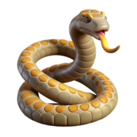 vibrant ethereal rustic A slithering rattlesnake, NO BACKGROUND with Transparent Background. premium png