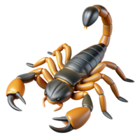 timeless retro A scorpion, NO BACKGROUND with Transparent Background. masterfully captured png