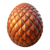 vibrant futuristic A detailed dragon egg with intricate scales. NO BACKGROUND with Transparent Background. masterfully captured png