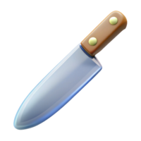 nostalgic picturesque Chef's knife, NO BACKGROUND with Transparent Background. masterfully captured png