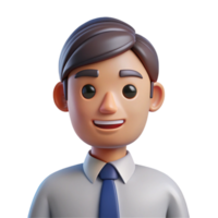 wonderful distinguished Businessman in a tie, NO BACKGROUND with Transparent Background. png