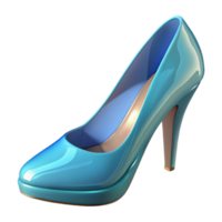 picturesque energetic surreal High heels, NO BACKGROUND with Transparent Background. expertly shot png