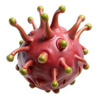 whimsical immaculate Strange alien fruit with pulsating veins, NO BACKGROUND with Transparent Background. museum quality png