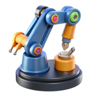 quintessential victorian High-tech robotic arm with interchangeable tools, NO BACKGROUND with Transparent Background. elite png