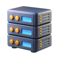 stunning unforgettable Server rack with blinking lights NO BACKGROUND with Transparent Background. png