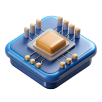 mesmerizing dramatic creative Circuit board with microchips NO BACKGROUND with Transparent Background. precision png