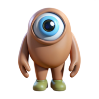 wonderful dramatic industrial Cyclops, one-eyed giant, NO BACKGROUND with Transparent Background. impeccable png