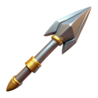 passionate enchanting Gungnir, Odin's spear, NO BACKGROUND with Transparent Background. flawless png