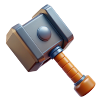 wonderful sought-after Mjolnir, Thor's hammer, NO BACKGROUND with Transparent Background. png