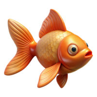 mesmerizing impressionist Goldfish NO BACKGROUND with Transparent Background. luxury png
