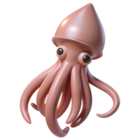 nostalgic splendid Squid NO BACKGROUND with Transparent Background. impeccable png